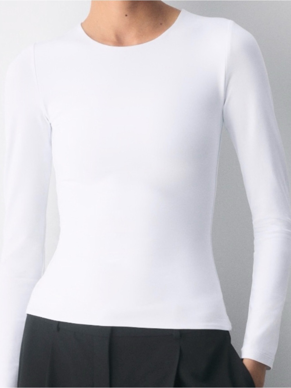 Aritzia Sundays best stick seamless long sleeve size small